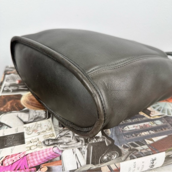 Coach Vintage Slim Medium Duffle Sac Bag Crossbody Gray Nickel - Picture 6 of 13